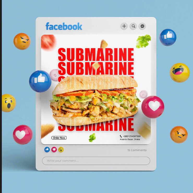 Food social promotion - Skyrex Media